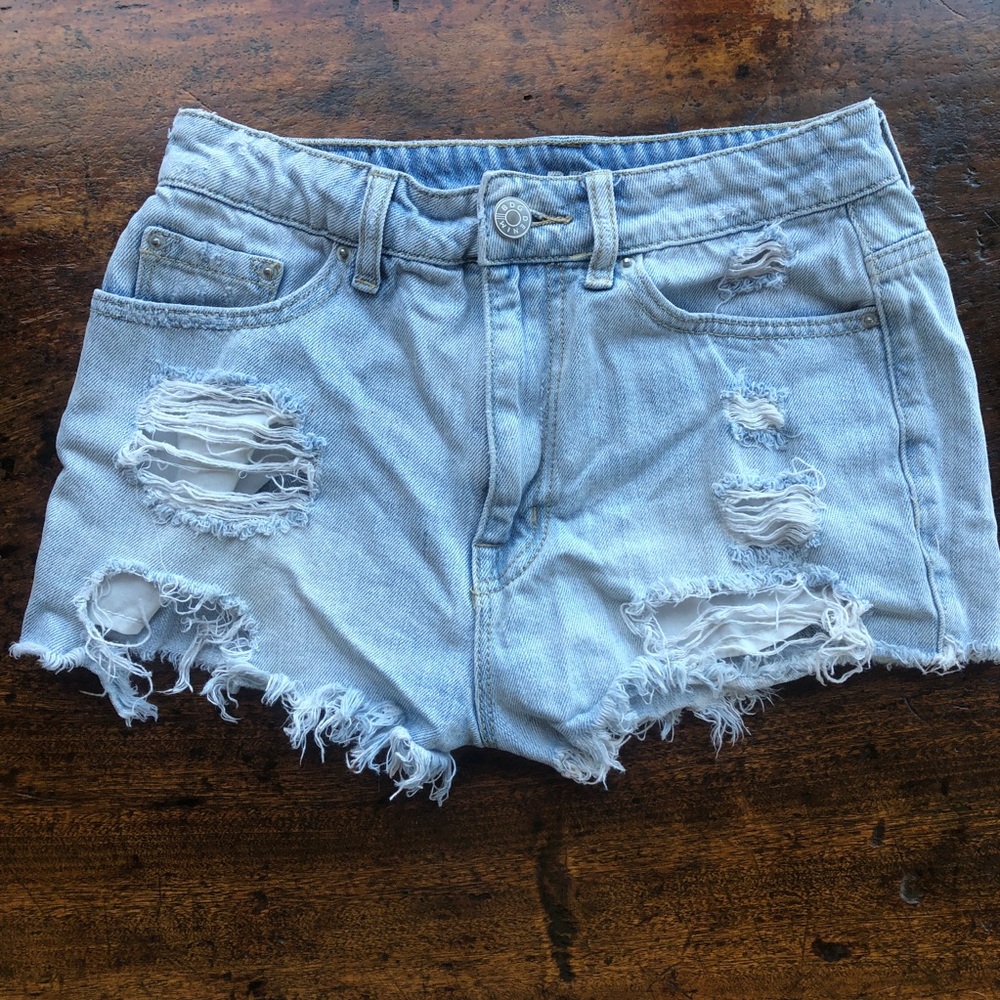 Urban Outfitters distressed high-rise shorts